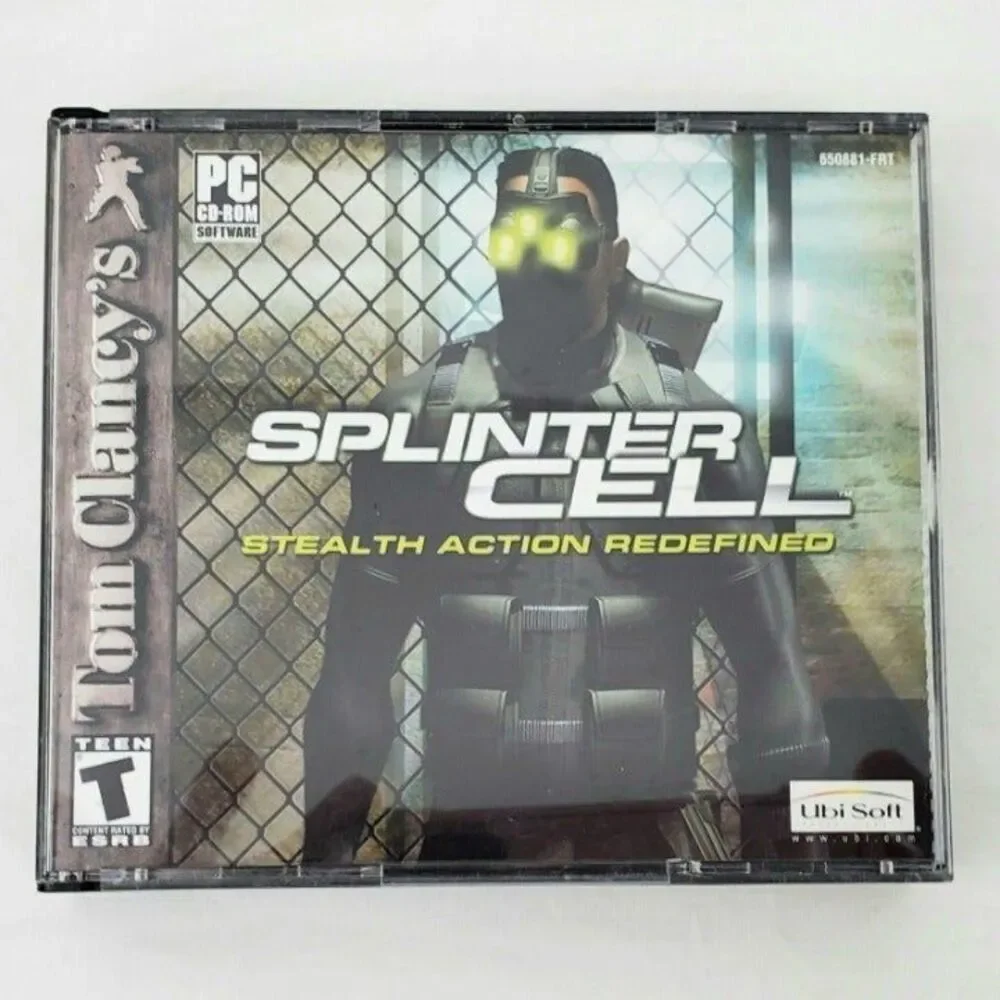 Tom Clancy's Splinter Cell on PC, CD-ROM
